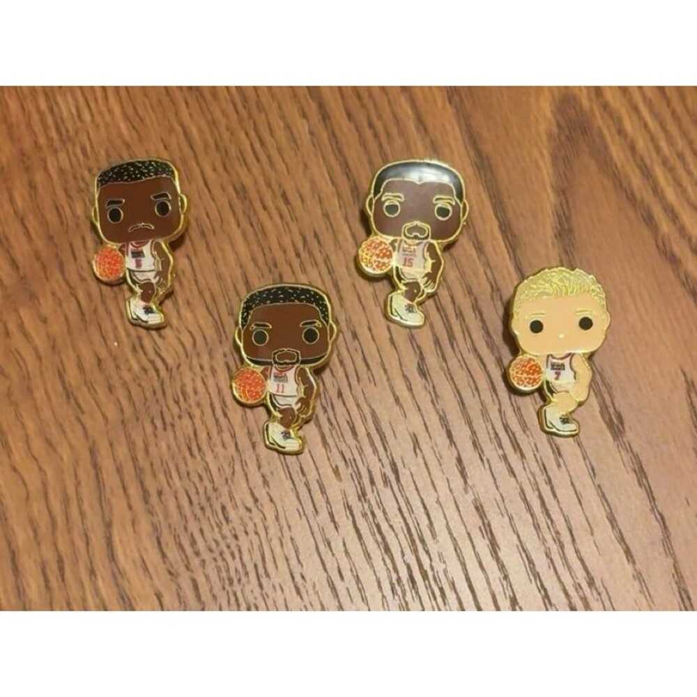 Funko Pop NBA Enamel Pins 4 Pack